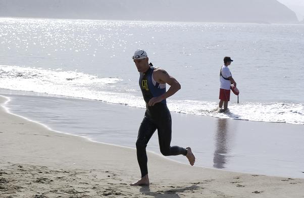 Ahh, great swim in the chilly Pacific with the seals