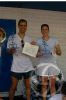 First place award with lady winner
