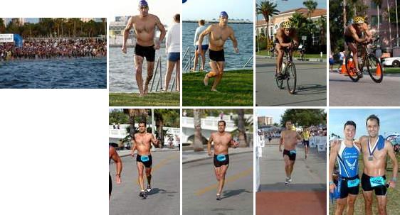 Despite rough water, set race PR.