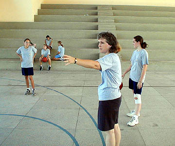Carol, the Girls Basketball Coach