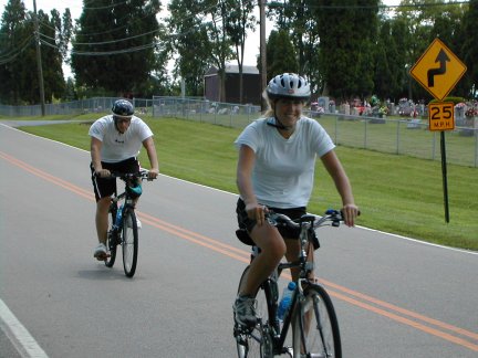 Kristen and Josh on the road.