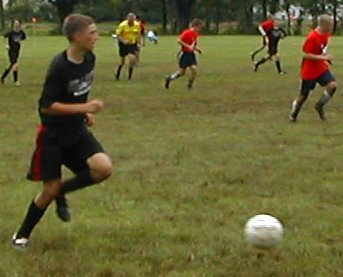 Ben carries the ball