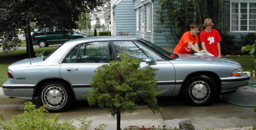 John and Joe wash the car