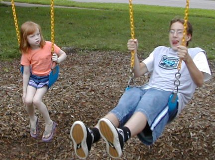 Swing like me Sarah!
