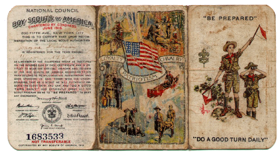 1923 BSA Registration Card