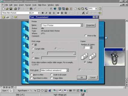 Printing Your Presentation