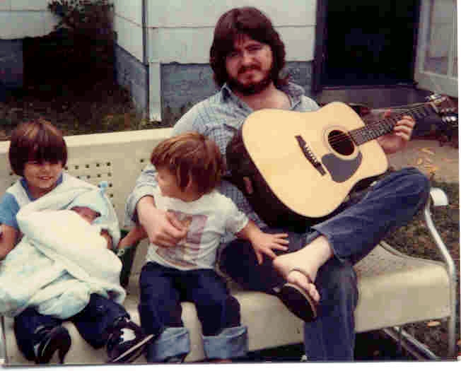 Dustin, Justin, Emily, and me in 1985