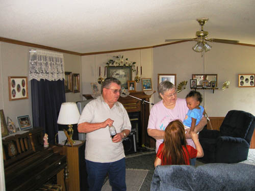 Mom, Dad, Kenzie, and Lexie