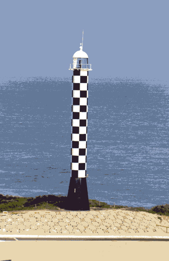 Bunbury lighthouse - ready for take off!