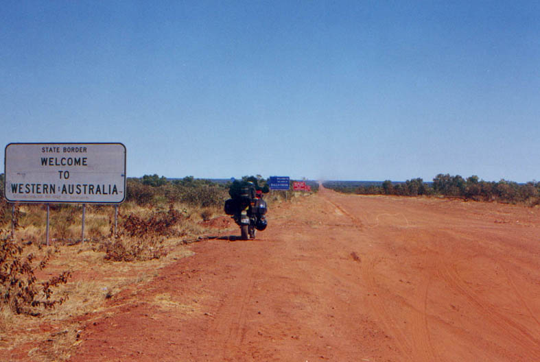 NT/WA border on the Tanami road