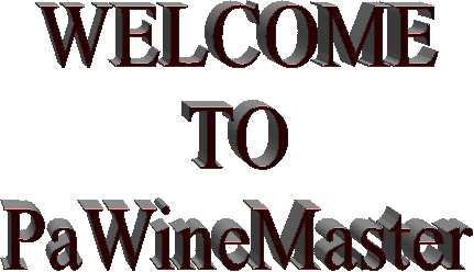 WELCOME
TO
PaWineMaster