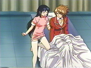I try to comfort Aika