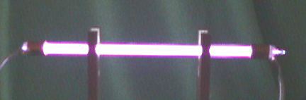 straight tube using copper collar electrodes