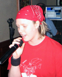 Singing Karaoke at Beck's!