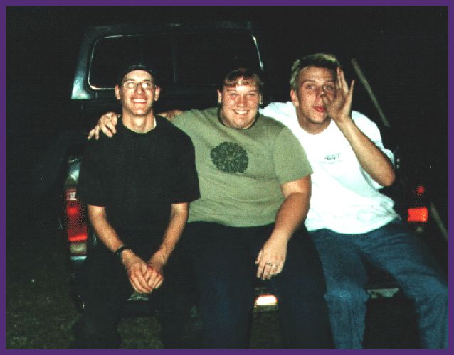 One of my bon fires where all of my friends came to just hang out.