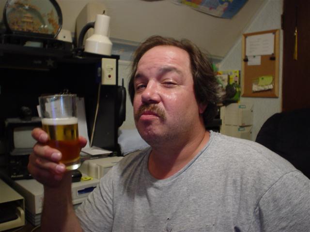 This is my uncle doing what he loves best.  