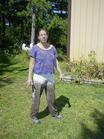 Those pants were white before I went mudding.