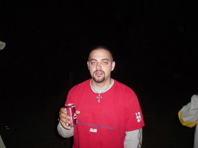 That isn't pop he's drinking.