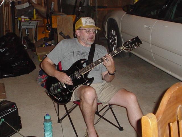 When ever I go to Linda's house we have live entertaiment from Ed. 