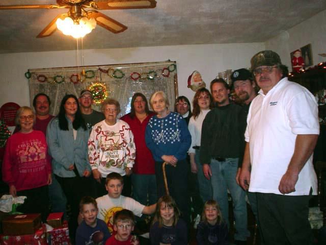No one knows the trouble I had to go through to get this picture. Ya see, it is nearly impossible to get my whole family together in the same room without them fighting!  Nothing too seroius though.
