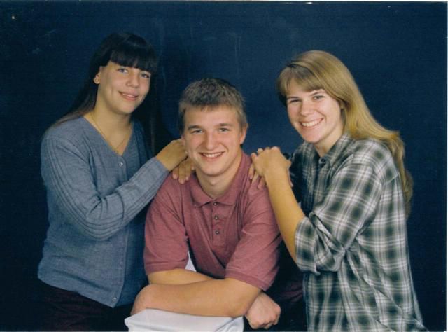 This is an older picture of me and my friends Jay and Tanya.