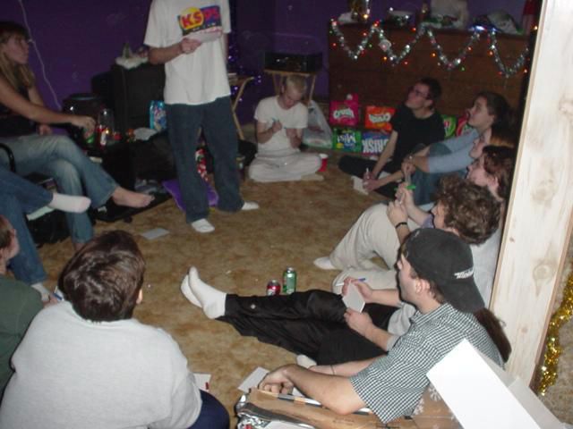 The group was playing a game.