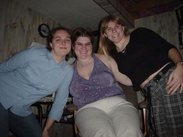 A perfect picture of Amanda, Becky, and Tanya!