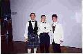 The Three Musketeers, from left: Mike Fanjul (the Cuban Highlander), Patrick Sanda (Me, the Irish Samurai), and Tucker Morris (that guy from South Carolina)