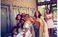 All us chillin' at an after Grad Party