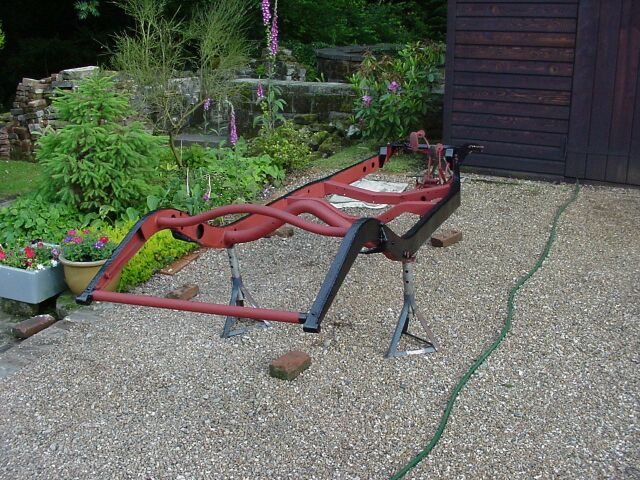 Chassis half painted