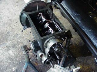 Engine stripped