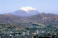 La Paz y Cerro Illimani