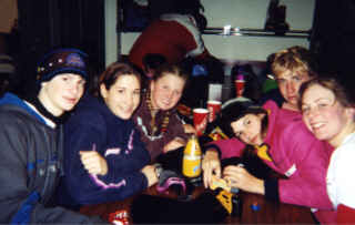 eating is fun at the ski resort