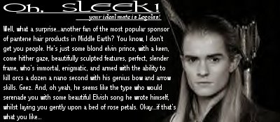 Who is your ideal LOTR (male) mate?