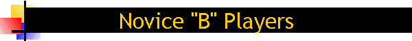 Novice "B" Players