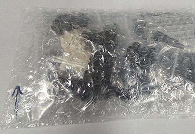 Sealed in bag with easy open tab