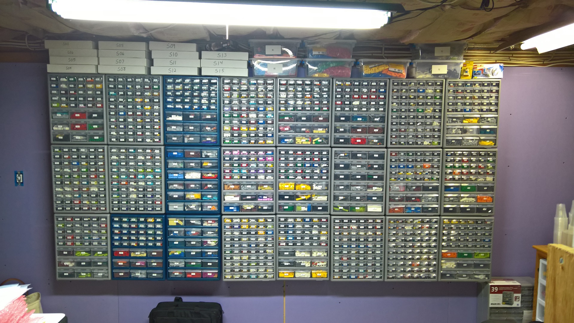Wall Built with Stack-Ons