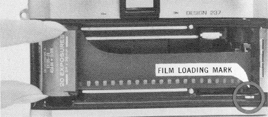 Bell and Howell Auto 35, film chamber