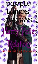 Purple Lumos Award: "Harry Potter Relations" as Site of the Week