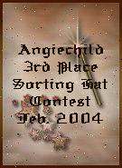 3rd Place in Sorting Hat Song Contest 2004 (Magical Realm of Hogwarts)