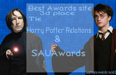 Legilimens Awards: Best Awards Site 3rd Place - 2 winners!! (Harry Potter Relations)