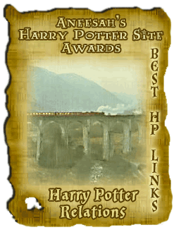 Aneesah's Harry Potter Site Award: Best HP Link (thanks Aneesah!)