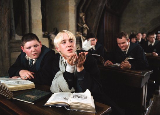 Draco Malfoy from PoA (acted by Tom Felton). Click to enter Harry Potter Relations.
