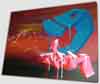 spraypaint and acrylic on canvas 24"x18"
