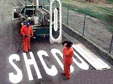 Road painted badly