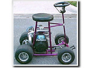 Mower with stool