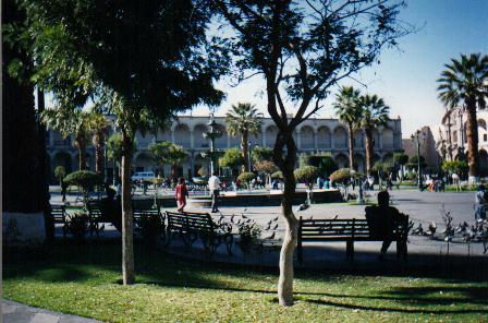 Vista de la Plaza de Armas