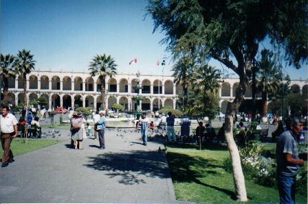 Vista de la Plaza de Armas