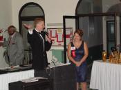 DJ and Robin prepare to introduce Mr. Middlebrooks
