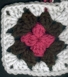 flowered square